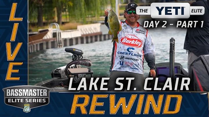 2020 Bassmaster LIVE at Lake St. Clair Day 2 Part ...