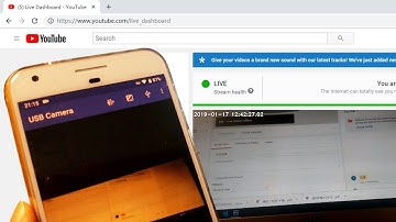 Streaming webcam to YouTube on Android via USB Camera app
