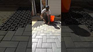 Backyard pavers #diy