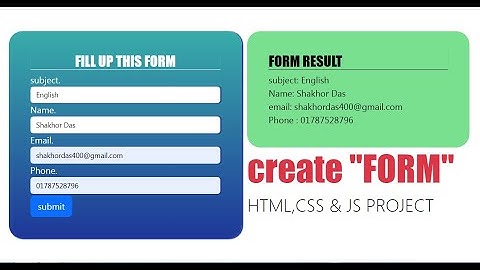 JavaScript Form Validation |How To Make Login And Registration Form Using HTML CSS  JS  Form Design|