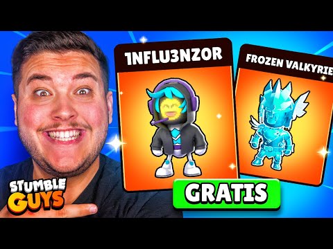 ASI PUEDES CONSEGUIR GRATIS 2 NUEVAS SKINS ESPECIALES de STUMBLE GUYS!!