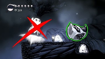 Hollow Knight - Crystal Peak Pale Ore without Monarch Wings