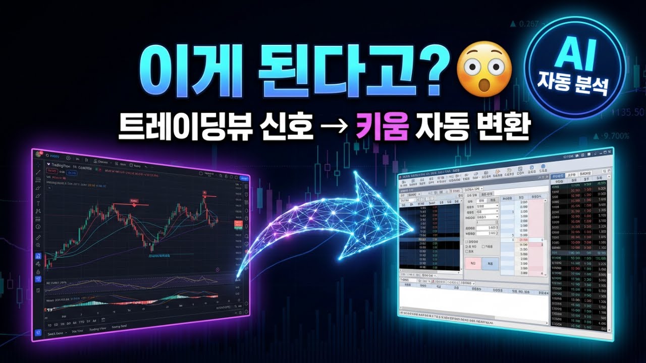 [키움증권 수식만들기] 이게 된다고? 트레이딩뷰 신호 넣으면 키움 검색 + 백테스트까지… 오로라 검색기의 숨은 기능 공개
