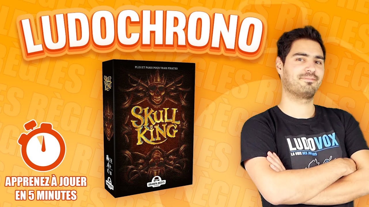 Jeu de cartes Flower Skull-Skull King pour la famille, tous les