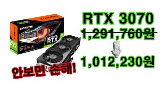 RTX 3070 그래픽카드 가격 28만원이나 할인된다고?! 특가