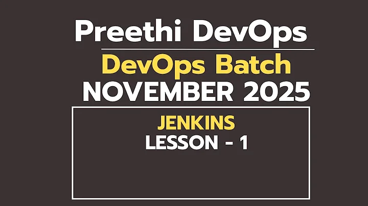 DAY 8 DEVOPS BATCH NOVEMBER 2025  | Jenkins - 1