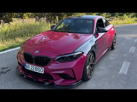 M2 Competition F87 - Equal Lenght Straightpiped - stage 2 570 hp - Drifting Up The Mountain