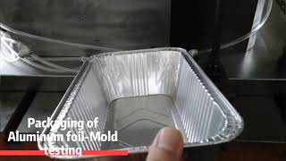 packaging of aluminum foil mold testing 20201107