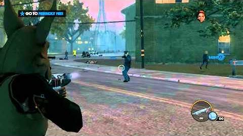 Saints Row The Third Cheats all Powerful Weapons Unlocked Gameplay