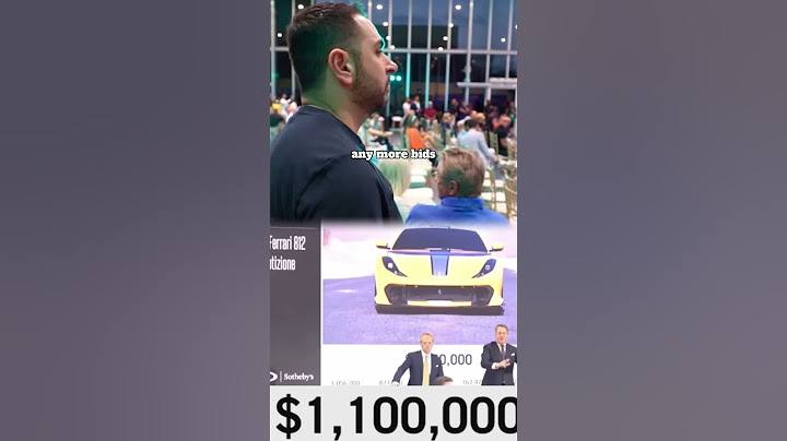 Ich biete auf einen Ferrari 812 Competizione