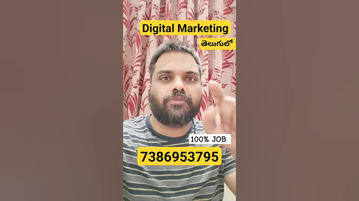 Digital Marketing Training in Telugu | Best Institute in Hyderabad With Placement #digitalmarketing