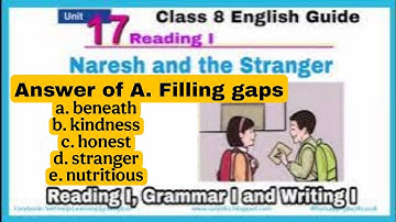 Class 8 || Unit 17 || Naresh and the Stranger