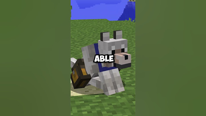 Minecraft Wolves Are Now 97% Better!