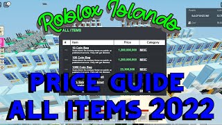 Roblox islands price guide 2022 - Funzone