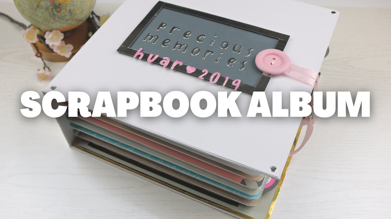 Photo Memory Book. 60 Page Baby Album. Handmade Photo Album. 