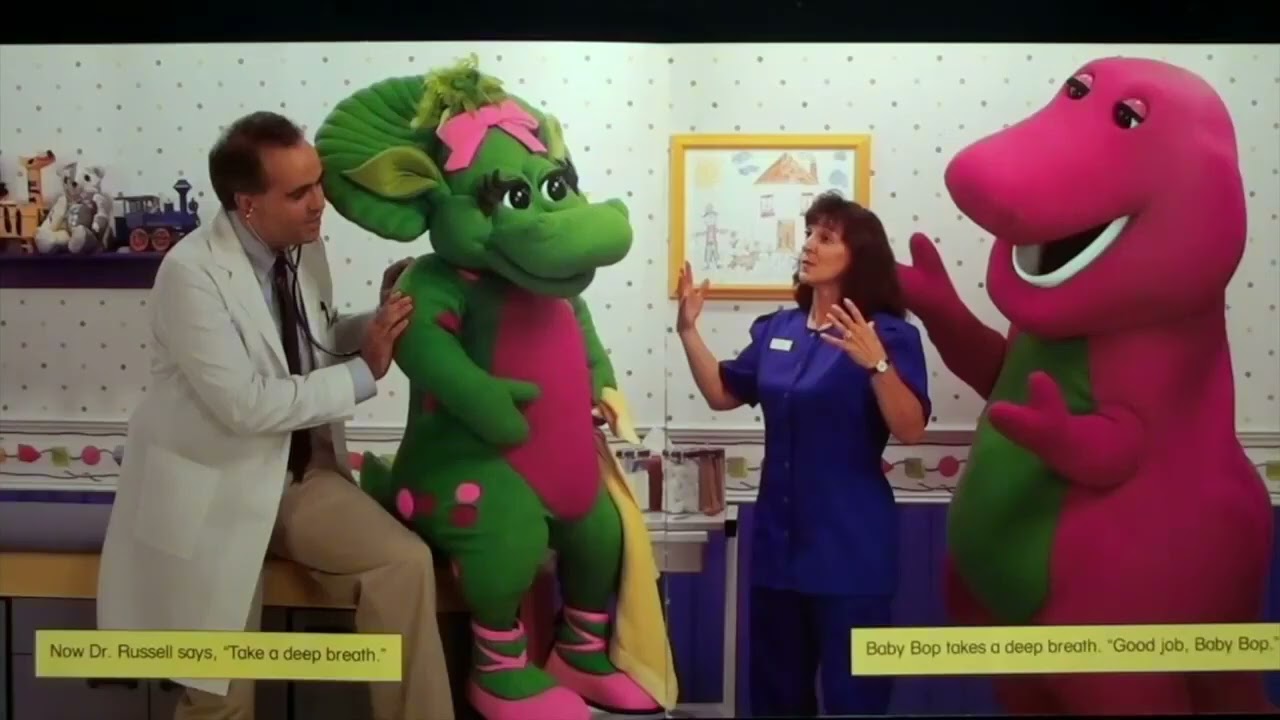 BARNEY "BARNEY AND BABY BOP GO TO THE DOCTOR" - Read Aloud Storybook for kids, children