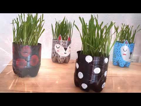 EcoCulleghju&Liceu] Fabriquer des pots de fleurs noirs avec des