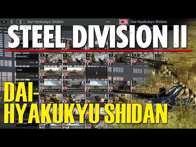 DAI-HYAKUKYU SHIDAN! Steel Division 2 Battlegroup Preview (Final Battle MOD)
