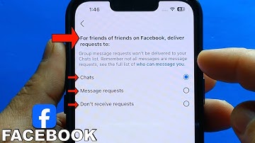 How to get message requests for friends of friends on Facebook