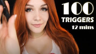 ASMR 100 TRIGGERS in 12 minutes 🌙✨