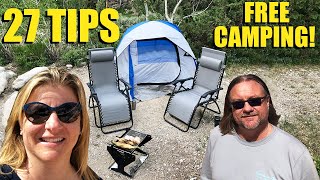 Learn about Free Utah BLM Camping!