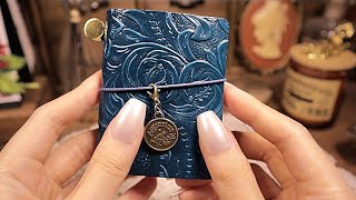 ASMR Decorating a mini journal🐈‍⬛ Immersive Journaling Relaxing Sounds 빈티지 다꾸 | hwaufranc