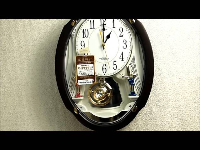 CITIZEN 電波時計 メロディ時計 からくり時計 4mn411bz CITIZEN 電波時計 メロディ時計 からくり時計 4mn411bz さ26