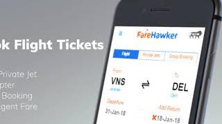 FareHawker Flight Booking Mobile App screenshot 1