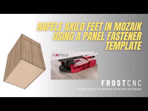 HAFELE AXILO in Mozaik Software...No Shims Required!