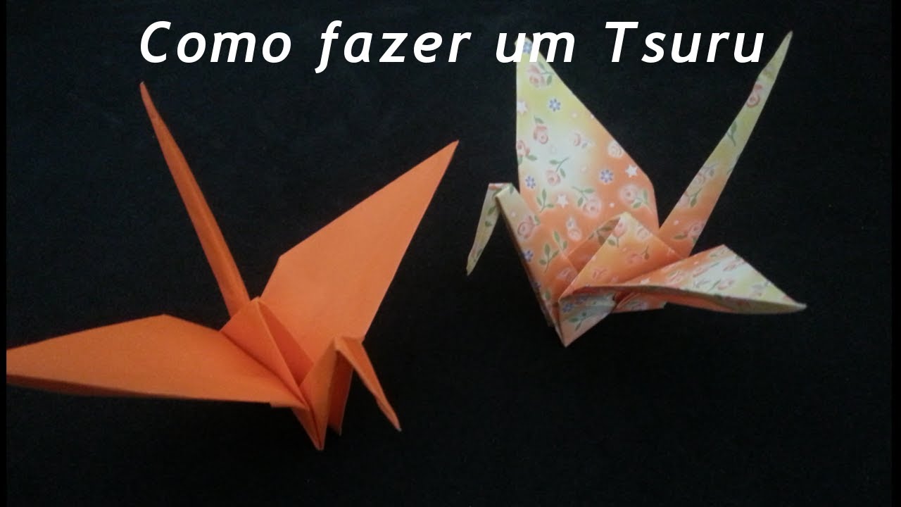 Como fazer o Tsuru, Origami YouTube