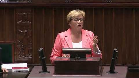 Józefa Szczurek Żelazko - wystąpienie z 18 lipca 2019 r.