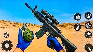 Counter Terrorist Combat Mission - FPS Shooting Game - Banduk Wala Game - Android Gameplay