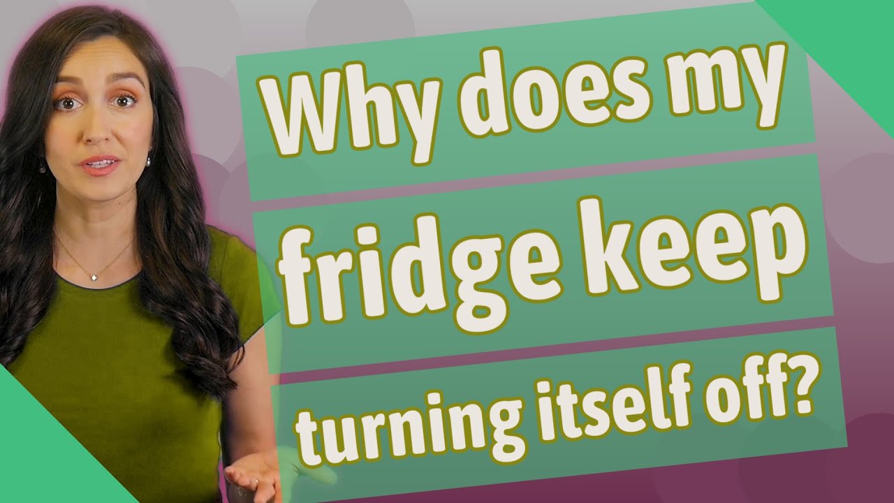 Why Does My Fridge Keep Turning Itself Off YouTube
