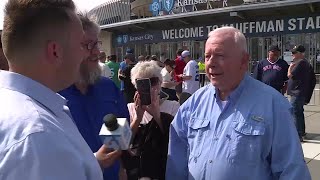 Royals fans brave heat, humidity, storm threat for Monday's home game