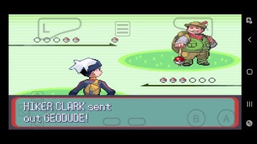 Pokemon Ruby.  Messing with Walkthrough walls code and messing with Team Magma