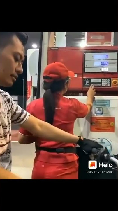 VIRAL HAPPY ASMARA GANTI PROFESI JADI KARYAWAN SPBU