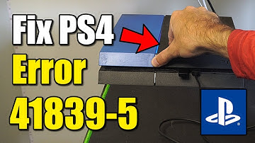 How to FIx the PS4 Error Code CE-41839-5 "Fix Corrupt Game or Application File on PS4"