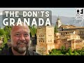 The donts of granada spain