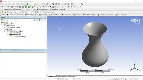 TUGAS KE 4|ANSYS WORKBENCH|PLATE AND SHELL ANALYSES (VASES}