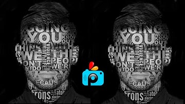 || Picart Typography effect || By Shobi Edit