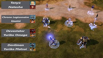 C&C Red Alert 3 -  | 1 vs 1 | Comparing All Commandos (Mod : RA3 Science)