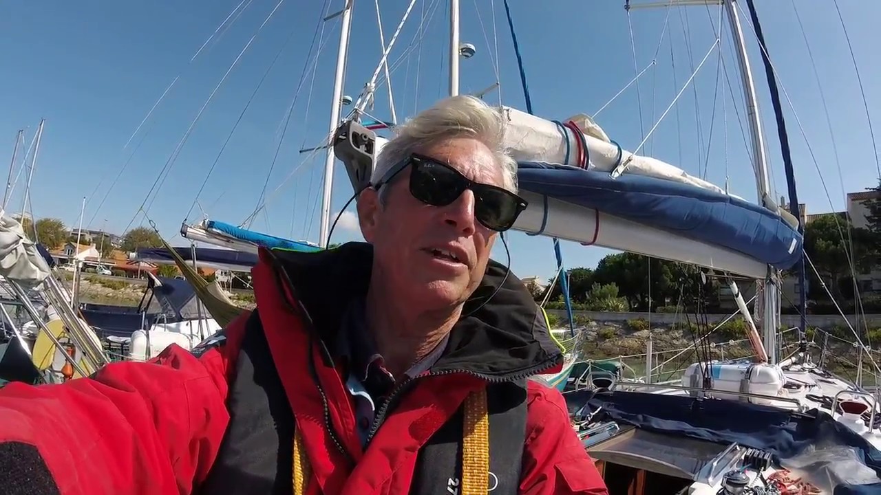 Ep 18 Solo Sailing: How I Dock My 40′ Sailboat 4 Examples and a Blooper