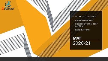 MAT 2020-21- Eligibility Criteria , Registration Fees, Important Dates , Tip & Tricks