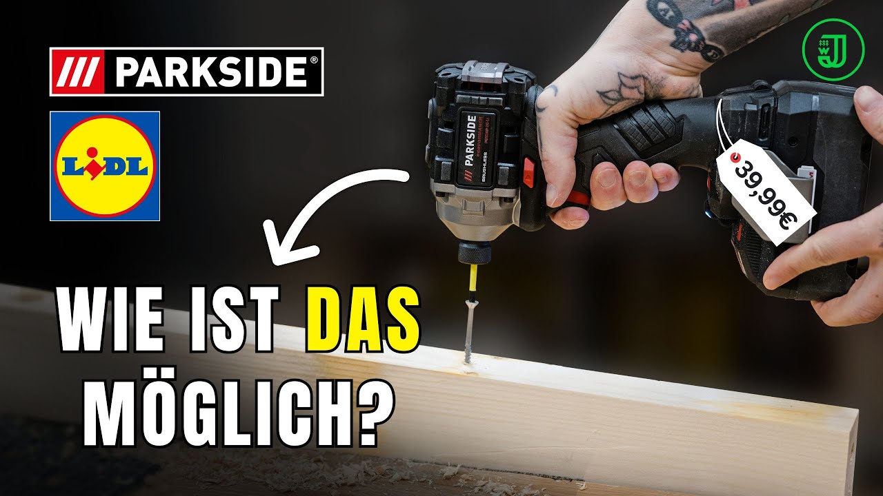 Mehr Power als Festool 👉 Dieser 39€ PARKSIDE SCHLAGSCHRAUBER ist genial, ABER ... | Jonas Winkler