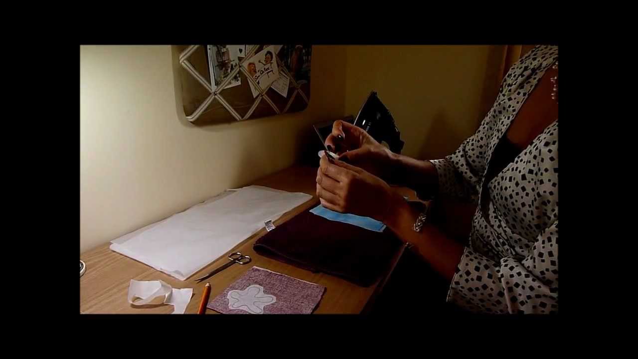 Sowy Stitch Fabric Appliqué Using Bondaweb YouTube