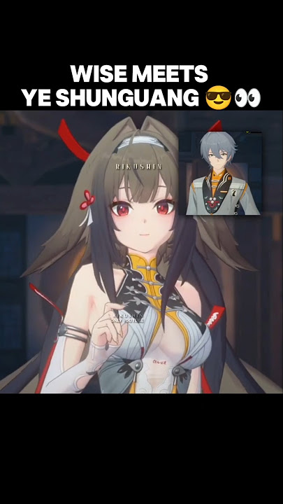 Ye Shunguang and Wise meets~ 😭👀| #zenlesszonezero #yeshunguang #yidharizenlesszonezero #zzz #shorts