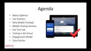 Mobile App Testing at Optimus screenshot 1