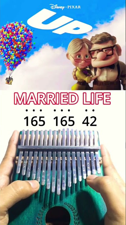 Pixar's Up Theme Married Life 【Kalimba Cover】 #youtubeshorts #shorts #up #disneypixar #marriedlife