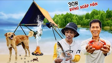 30H trong khu rừng ngập nước | Xây dựng nơi trú ẩn đắm chìm trong dòng nước biển
