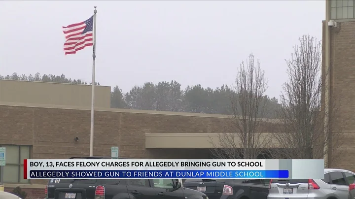 Boy, 13, faces felony charges for allegedly bringing gun to school